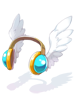 (服飾)天使展翅耳機