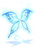(服飾)精靈藍蝴蝶翅膀