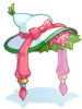 (服飾)緞帶花束帽